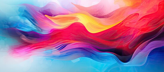 Aufkleber - Colorful abstract background with copy space image.