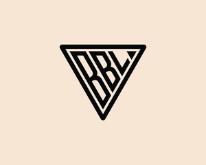 BBL logo design vector template