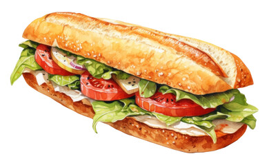 Sticker - PNG Italian Sandwich sandwich bread food.