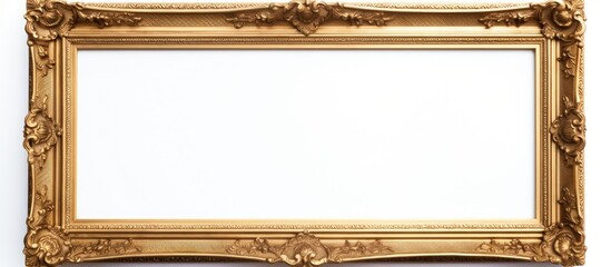 Aufkleber - A photo frame isolated on a white background with ample space for custom imagery - copy space image.