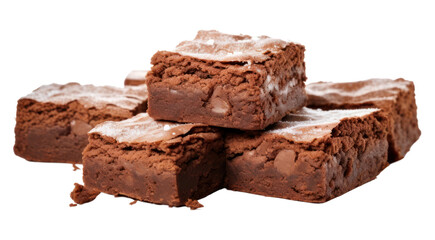 Wall Mural - PNG Confectionery chocolate dessert brownie.