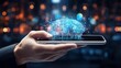 © Maria_artist - Mobile technology business concept, artificial intelligence, global connection network
