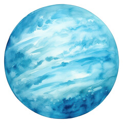 Sticker - PNG Neptune planet sphere space.