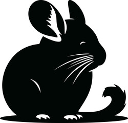 Poster - Chinchilla Silhouette