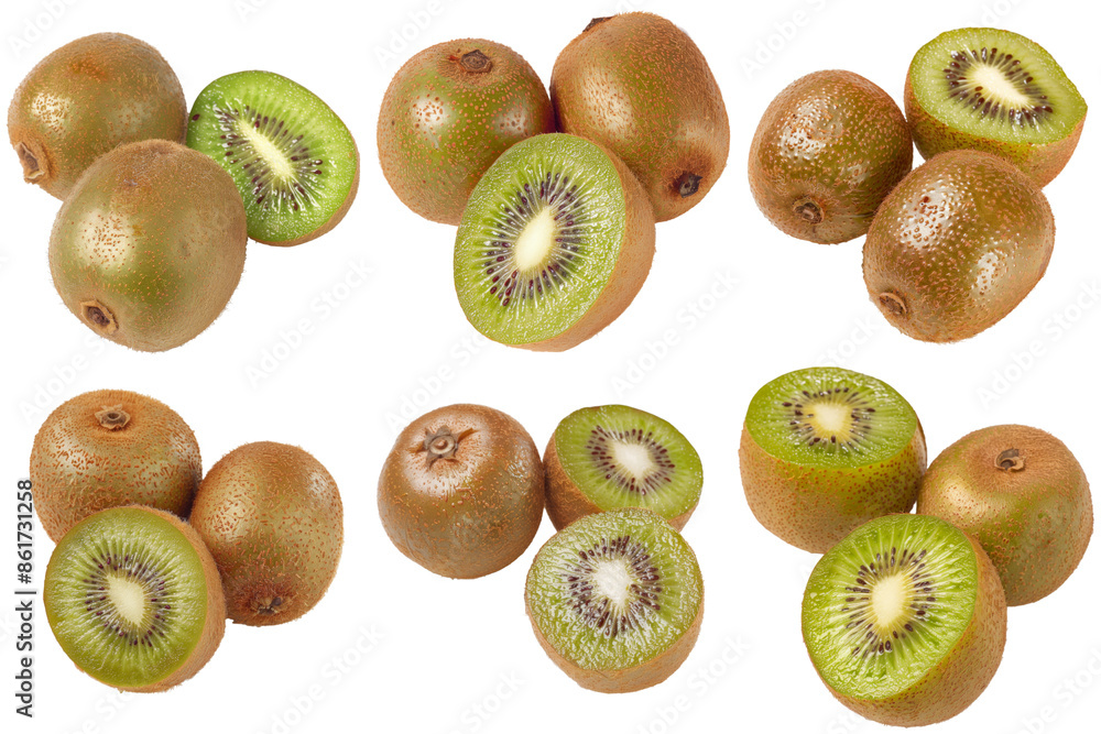 Kiwi, fruit realistic Illustration. Realistic PNG file. Mockup template ...