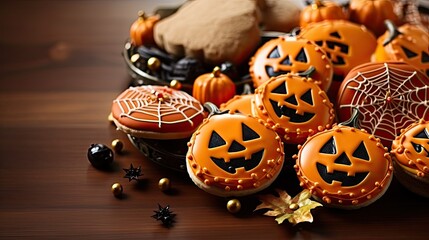 Sticker - Set of halloween pumpkins