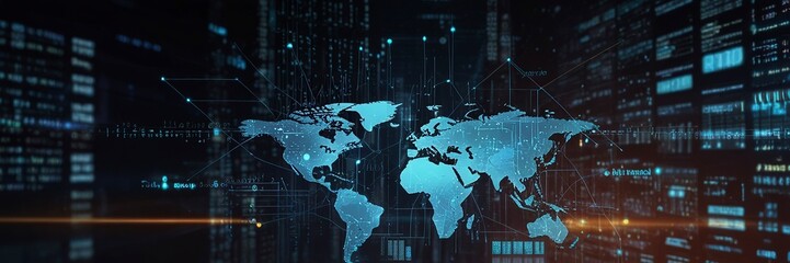 digital technology background and software development new cloud computing business intelligence bac