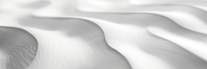 Wall Mural - high-res image of a minimalist white textured surface with seamless wave pattern - simple and elegan