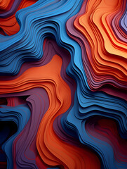 Wall Mural - Abstract textured waves background. 