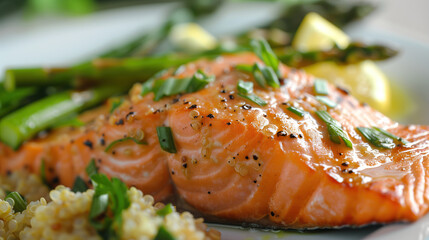 Wall Mural - a fresh and healthy salmon fillet