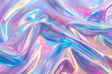 Wall Mural - Abstract holographic iridescent background