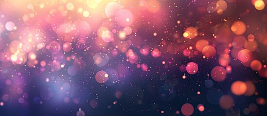Aufkleber - Texture with an elegant abstract background featuring bokeh lights, stars, and copy space image.