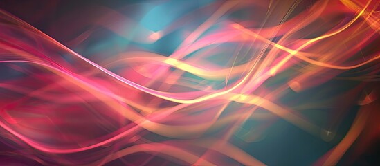 Leinwandbilder - Blurry abstract background suitable for wallpaper, with ample copy space image.