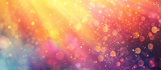 Poster - Colorful and bright abstract background with soft blur, creating a beautiful wallpaper with copy space image.