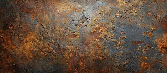 Aufkleber - Rusty metal texture background with a blank copy space image.