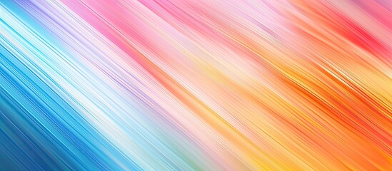 Poster - Colorful lines texture wallpaper with a light abstract gradient creating blurred motion, perfect as a backdrop for your copy space image.