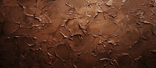 Poster - Brown texture background suitable for graphic and web design with copy space image.