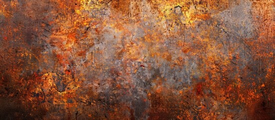 Aufkleber - Rusty metal texture background with a blank copy space image.