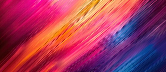 Poster - Colorful lines texture wallpaper with a light abstract gradient creating blurred motion, perfect as a backdrop for your copy space image.