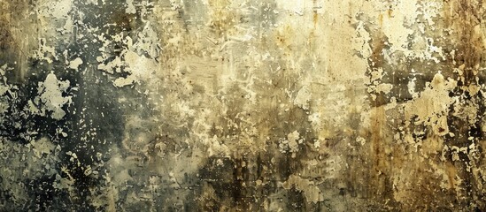 Leinwandbilder - A vintage-style grungy background showcasing the old texture of cement or stone as a retro pattern wall, suitable for use as a conceptual wall banner with a grunge, aged look and copy space image.
