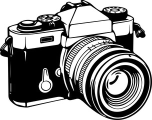 Old camera clipart desing illustration