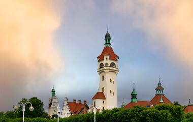 Poster - Old lighthouse in Sopot, Poland	