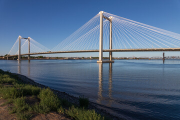 Ed Hendler Bridge also know as Cable Bridge Kennewick Washington 