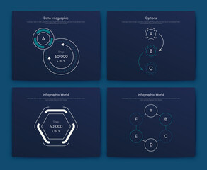 Wall Mural - vector graphics infographics with mobile phone. template for creating mobile applications, workflow 