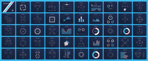 Wall Mural - vector graphics infographics with mobile phone. template for creating mobile applications, workflow 