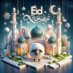 Wall Mural - Ramadan greeting card 