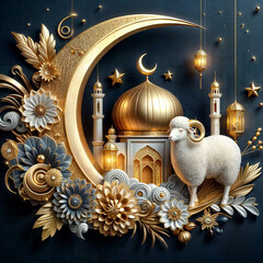 Wall Mural - golden dome of the mosque 