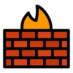 Sticker - firewall icon 