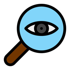 Sticker - spying icon 