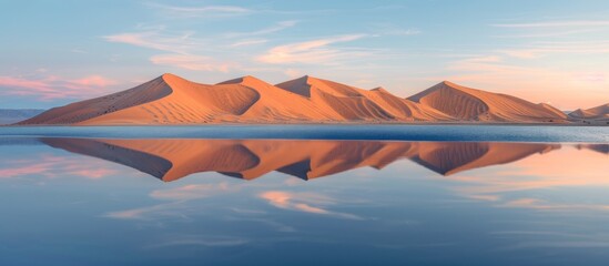 Wall Mural - Reflective Desert Landscape