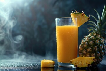 Sticker - Refreshing Pineapple Juice with a Tropical Twist