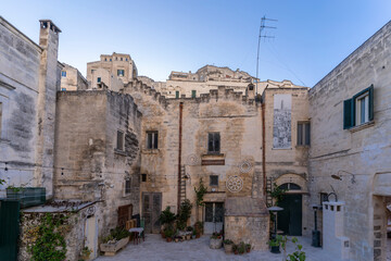 Wall Mural - Matera old town view in Italy