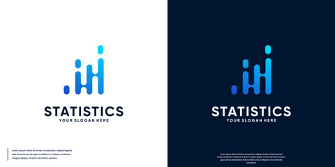 financial growth diagram chart, investment symbol, logo design template.