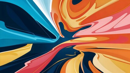 Wall Mural - Abstract vector type background illustration design