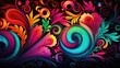 © ZALASTUDIO - Energetic abstract patterns in vivid