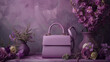 © Nosheen - luxury handbag in purple colour