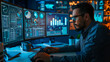 © Suriyo - A researcher using statistical software to interpret data sets.