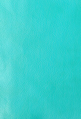 Poster - Texture of genuine leather, artificial leatherette blue background