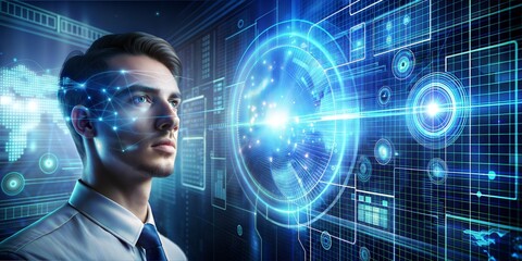 Canvas Print - future technology