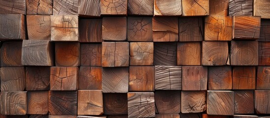 Poster - Utilize a wooden abstract texture as a natural backdrop or wallpaper design featuring copy space image opportunity.