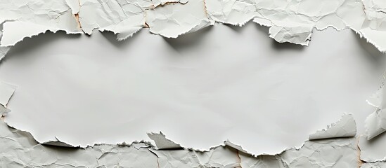 Leinwandbilder - Torn paper with a blank area for you to add your own message in the copy space image.