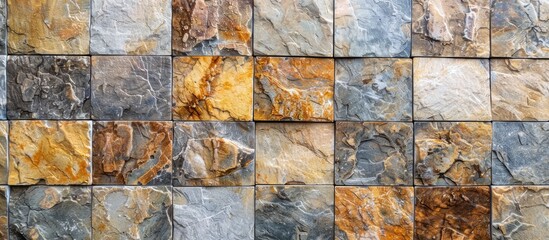 Aufkleber - Stone tile pattern background with copy space image for product or ad design included at no cost.
