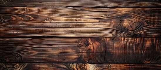 Aufkleber - Top view of a wooden table showing the texture of the wood, ideal for adding text or images in the copy space image.
