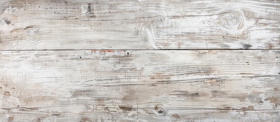 Wall Mural - Top view of a weathered wooden background with a light gray color and rustic texture, perfect for a copy space image.