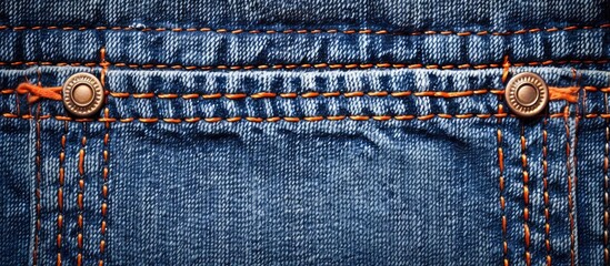 Aufkleber - Background with denim fabric texture, perfect for copy space image.