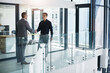 © Reese Coop/peopleimages.com - Businessman, person and handshake in office for thank you, greeting and onboarding for internship or corporate job. HR, man and shaking hands for welcome for interview or hiring, agreement and deal.
